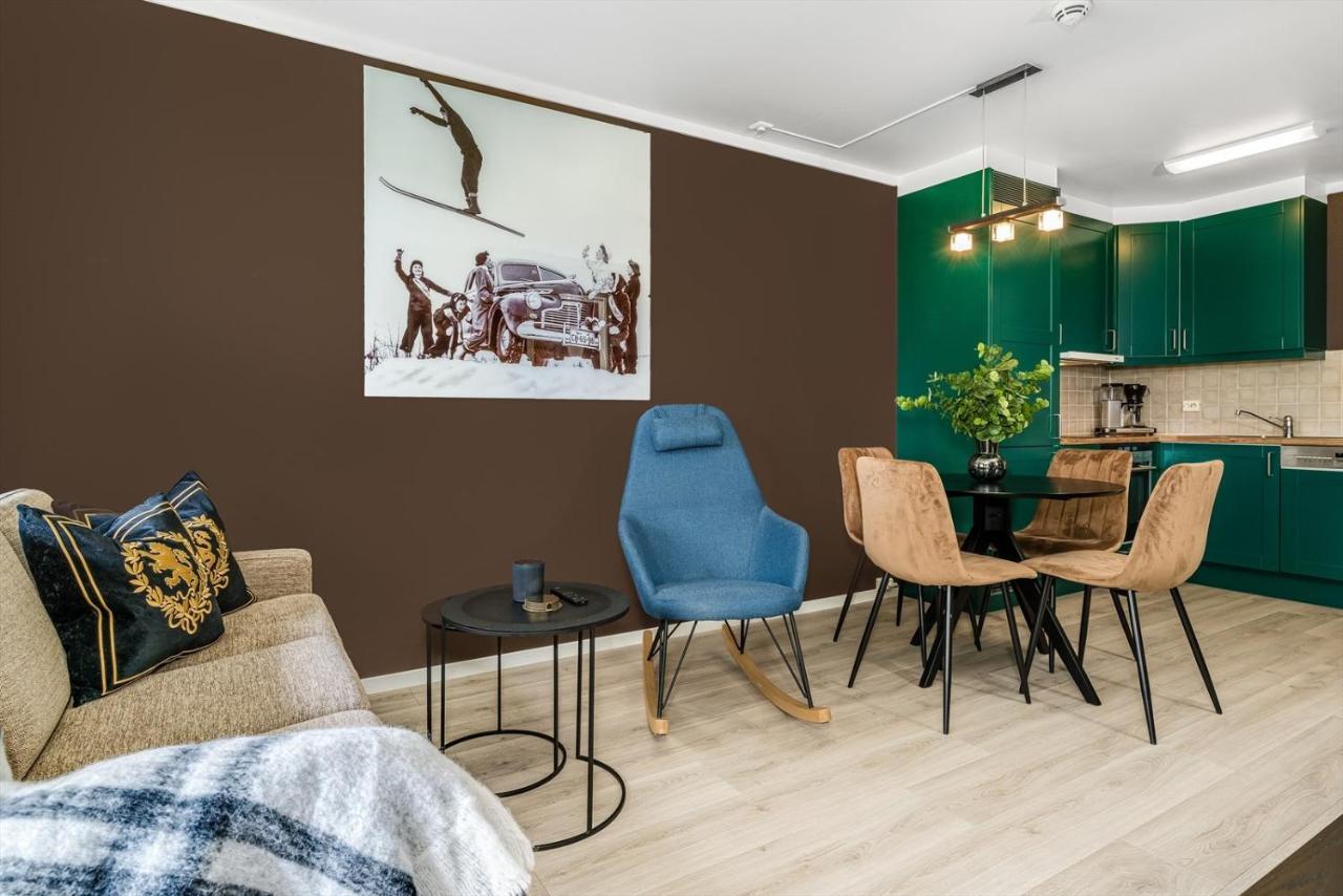 Leilighet Beitostolen Sentrum, Terrasse Og Innendors Parkering ภายนอก รูปภาพ